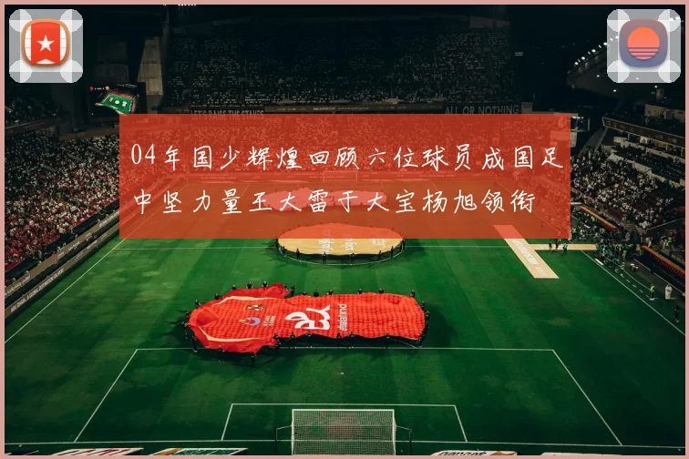 04年国少辉煌回顾六位球员成国足中坚力量王大雷于大宝杨旭领衔